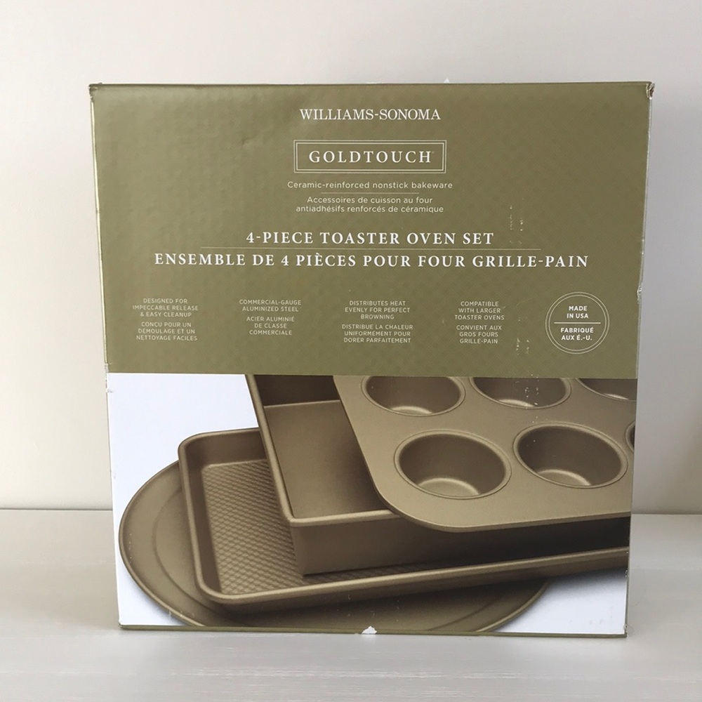 William Sonoma 4piece toaster oven set